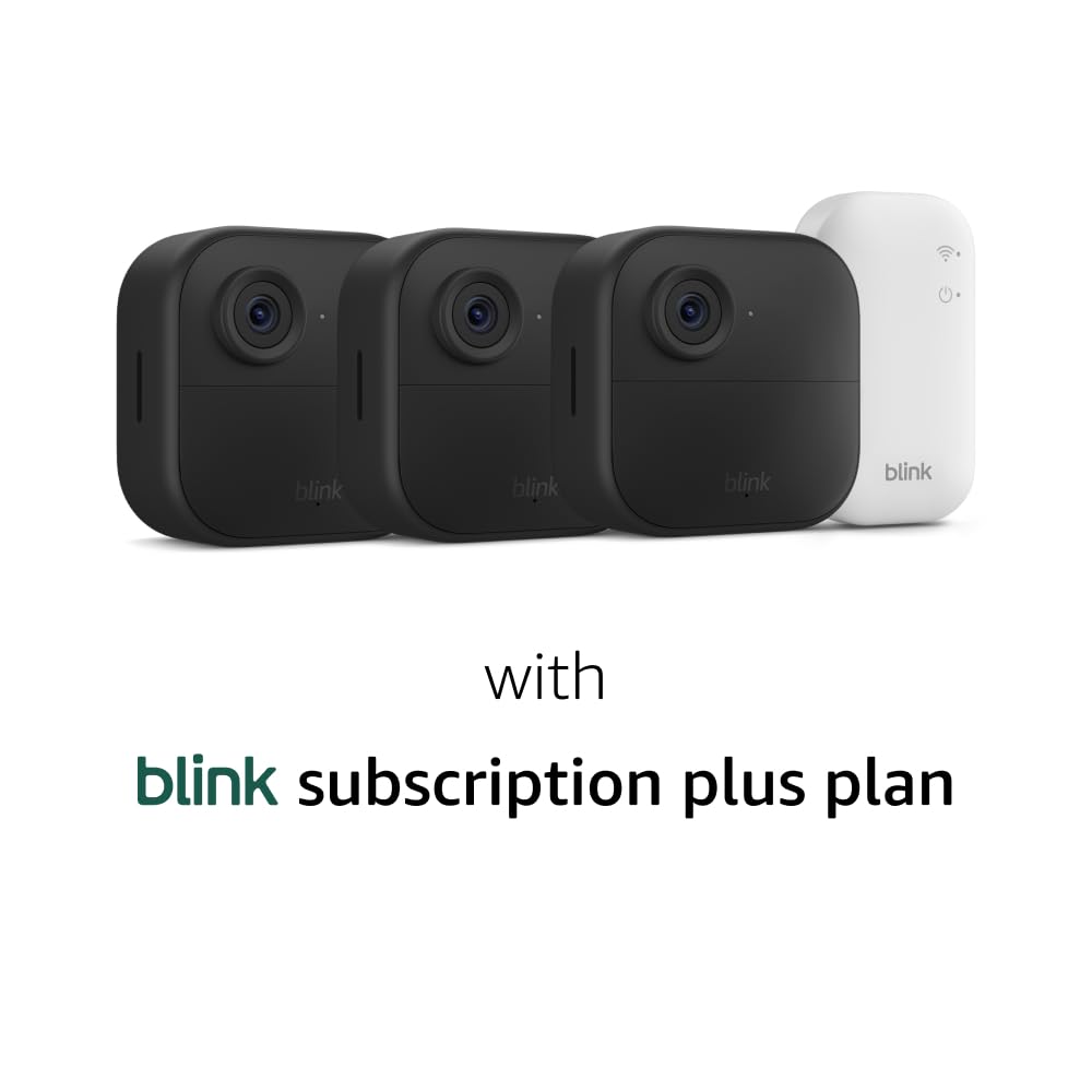 Blink Video Doorbell + Outdoor 4 – Wireless smart security cameras, head-to-toe HD view, two-year battery life. Sync Module Core included – 2 camera system + Video Doorbell