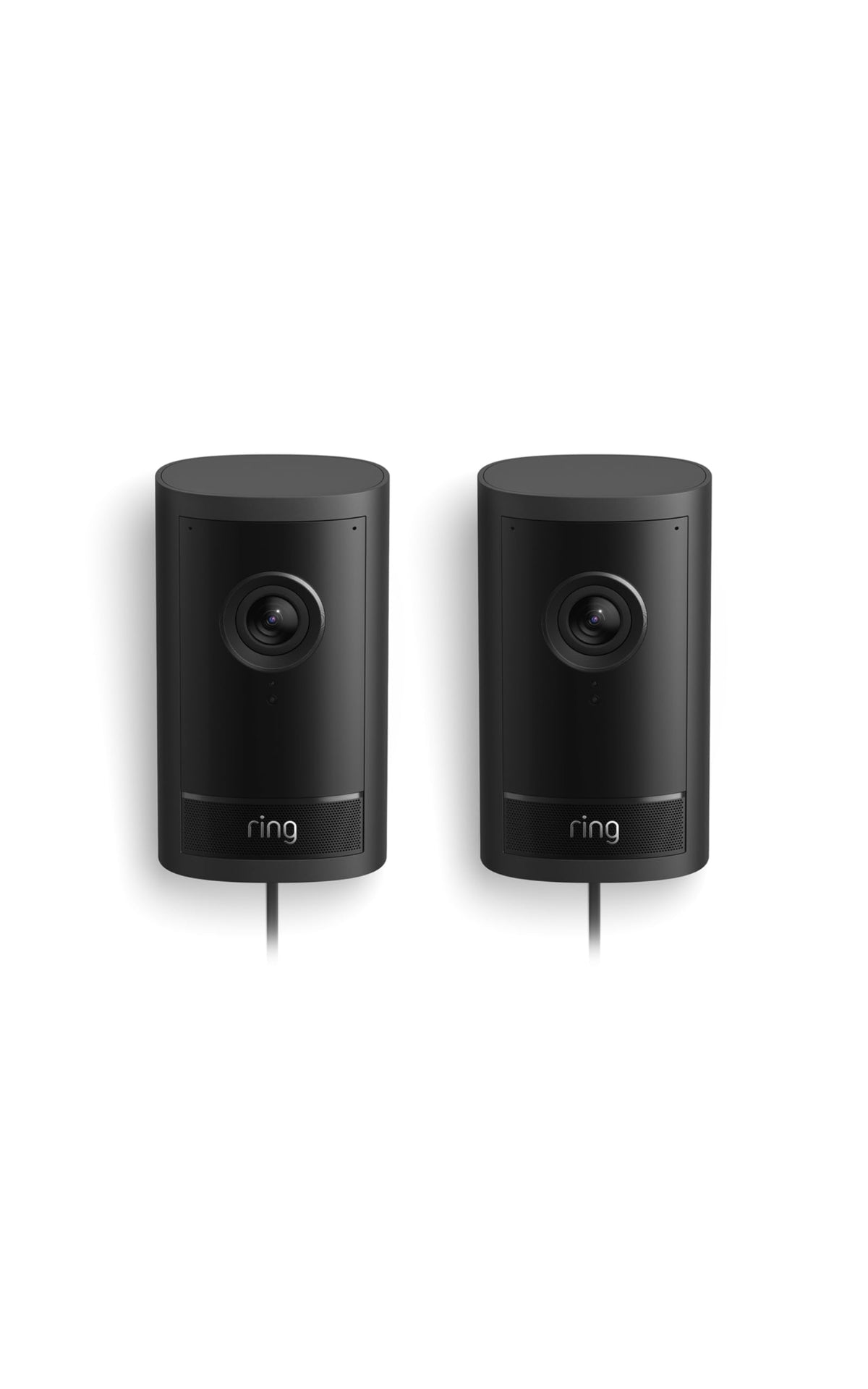 Ring Outdoor Cam 4K Pro (newest model), Plug-In, Retinal 4K with wide-angle video, 10x Enhanced Zoom, and Night Vision, Black