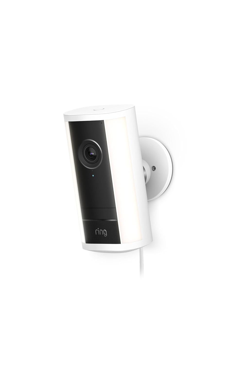 Ring Spotlight Cam 4K Pro (newest model), Plug-In, Home or business security, Retinal 4K with wide-angle video, 10x Enhanced Zoom, and 600 Lumen Spotlights, White