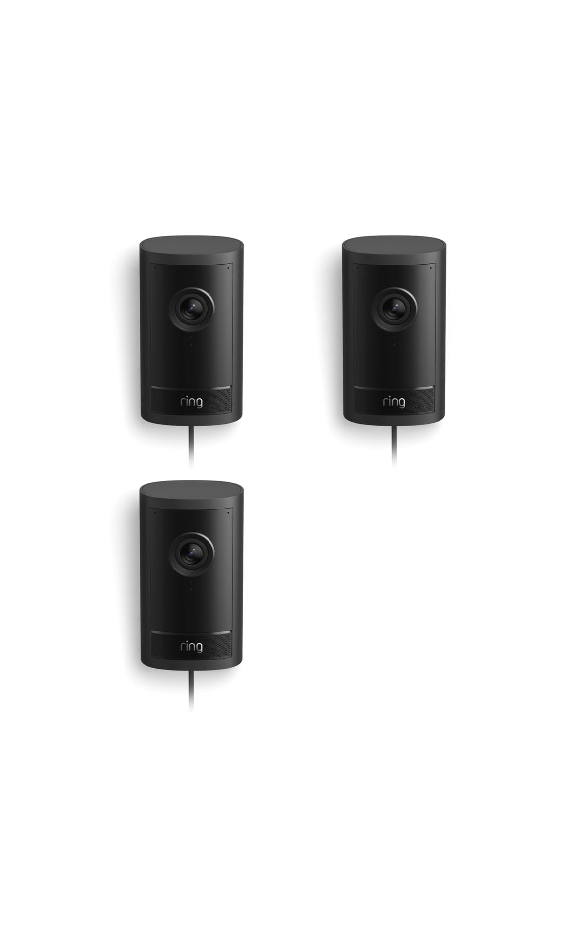 Ring Outdoor Cam 4K Pro (newest model), Plug-In, Retinal 4K with wide-angle video, 10x Enhanced Zoom, and Night Vision, Black