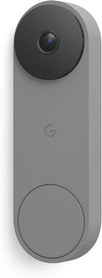 Google Nest Doorbell (Wired, 3rd Gen) - 2K Video, Live View - 2025 - Hazel