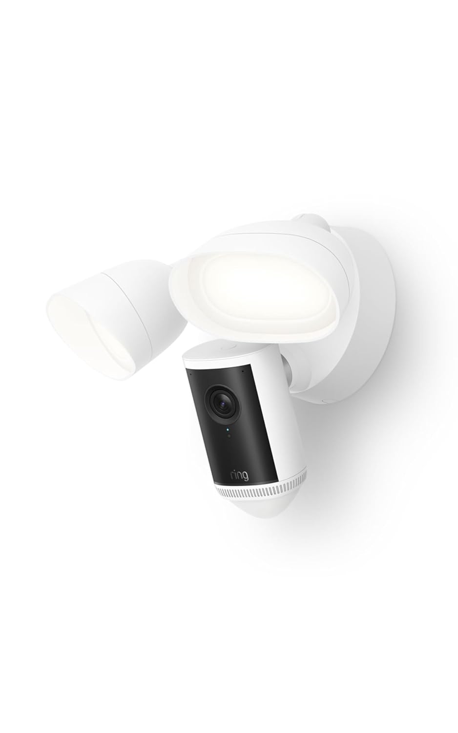 Ring Floodlight Cam 4K Pro (newest model), Wired, Retinal 4K with wide-angle video, 10x Enhanced Zoom, and 2000 Lumen Floodlights, White