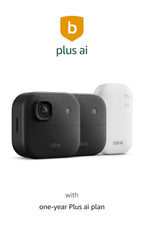 Blink Outdoor 2K+ (newest model) — Wireless smart security camera, 2K video resolution, enhanced audio, two-year battery. Required Sync Module not included — Add-On (Black)