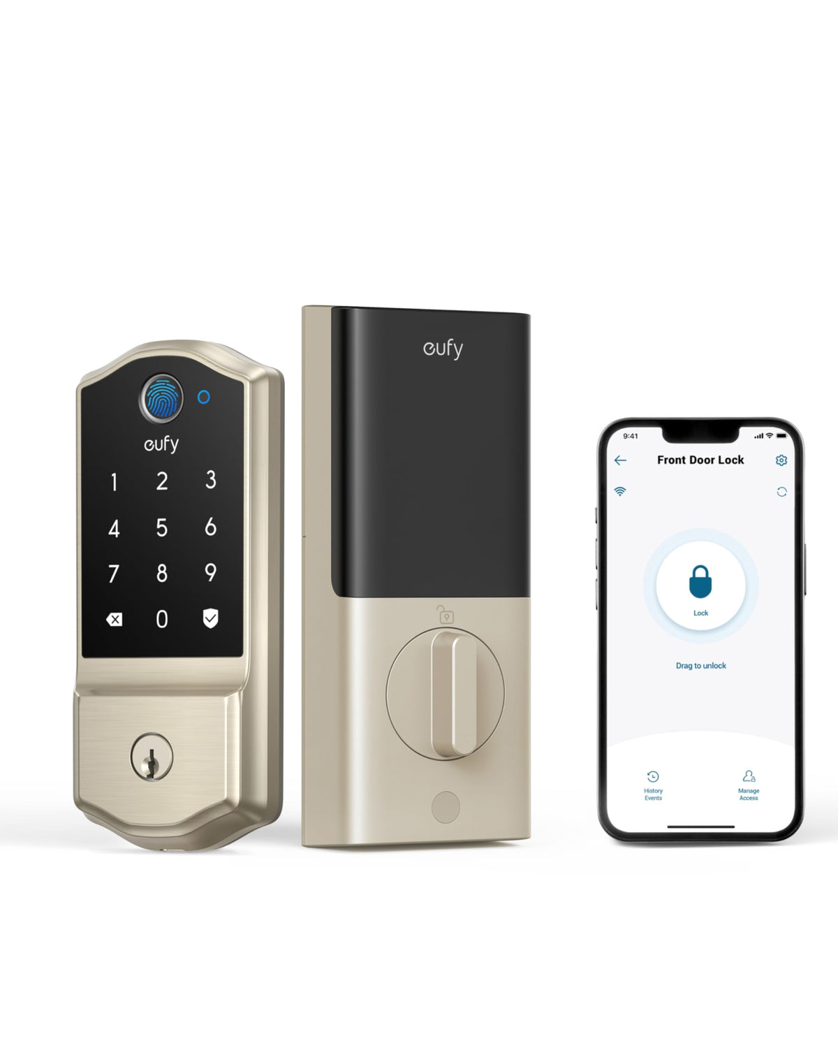 eufy Security Smart Lock C220, Fingerprint Keyless Entry Door Lock
