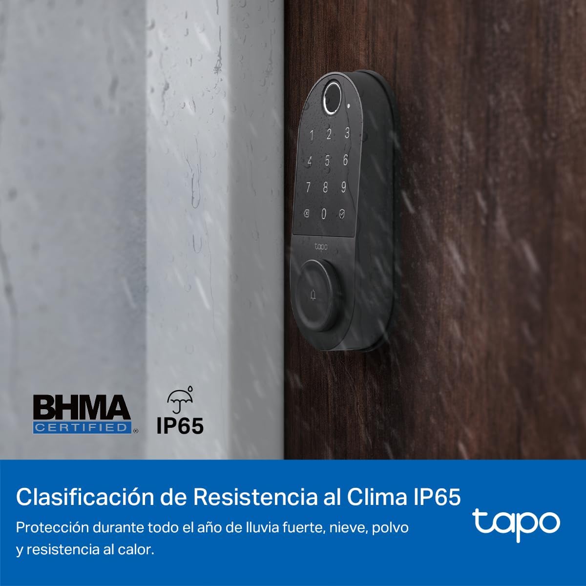 Tapo Smart Wi-Fi Door Lock, Deadbolt, Fingerprint Recognition, DL110