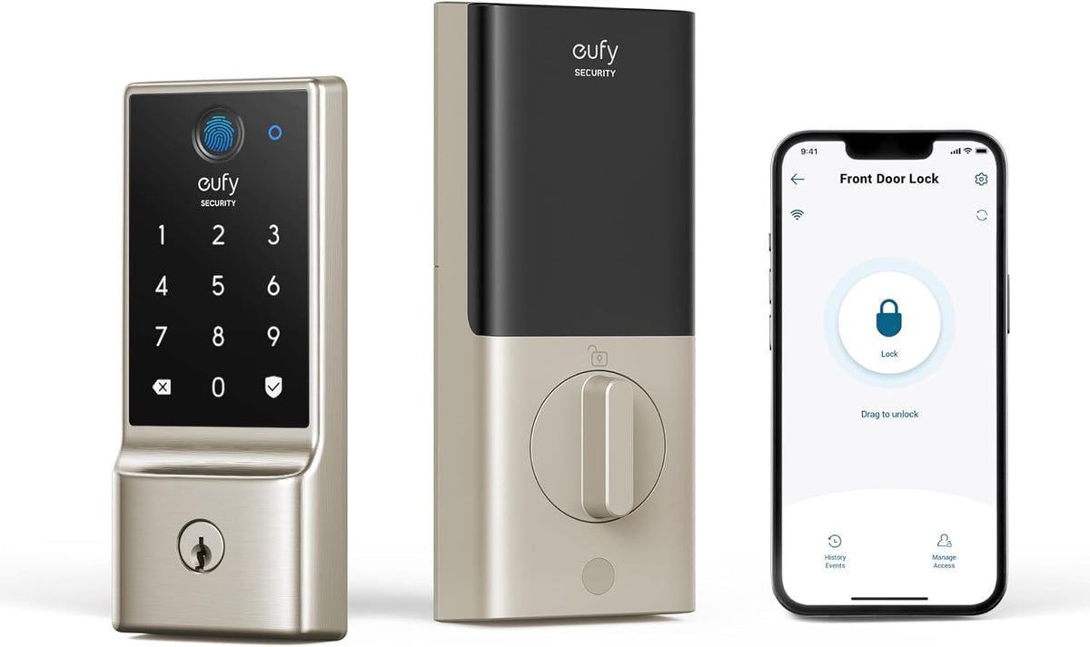 eufy Security Smart Lock C220, Fingerprint Keyless Entry Door Lock