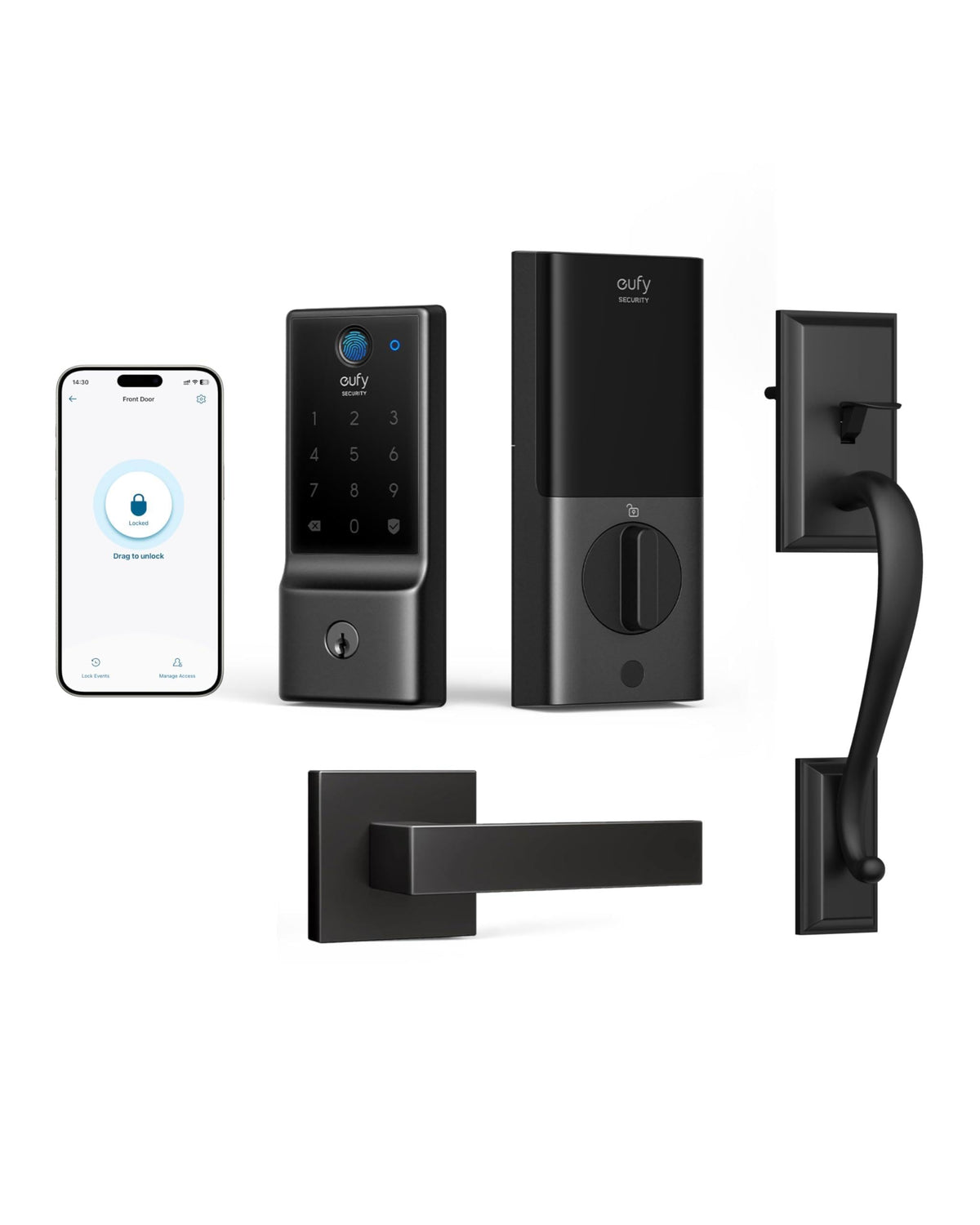 eufy Security Smart Lock C220, Fingerprint Keyless Entry Door Lock