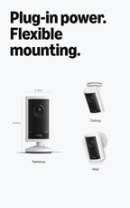 Ring Outdoor Cam 4K Pro (newest model), Plug-In, Retinal 4K with wide-angle video, 10x Enhanced Zoom, and Night Vision, Black