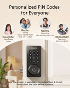 Philips Wi-Fi Smart Deadbolt Lock, Keyless Entry Door Locks for Front Door