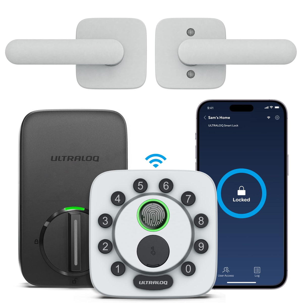 ULTRALOQ Bolt SE Wi-Fi Smart Lock, Matter Over Thread, App Remote Access