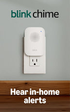 Blink Chime (newest model) — Real-time, audible alerts you can hear anywhere in your home, easy plug-in installation, works with all Blink doorbells