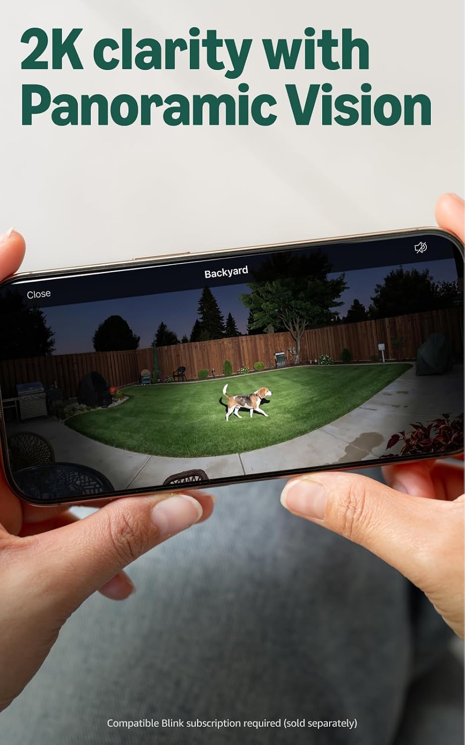 Blink Arc 2K+ Wired Floodlight Camera (newest model) — Wired smart security, 3000 lumens, 2K video, 180° coverage – 2 cameras (Black), 1 mount (Black)