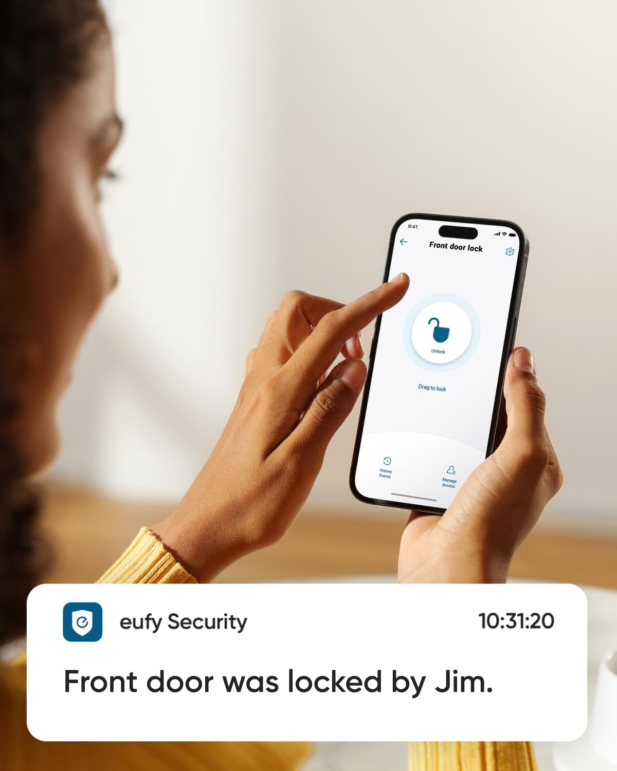 eufy Security Smart Lock C220, Fingerprint Keyless Entry Door Lock