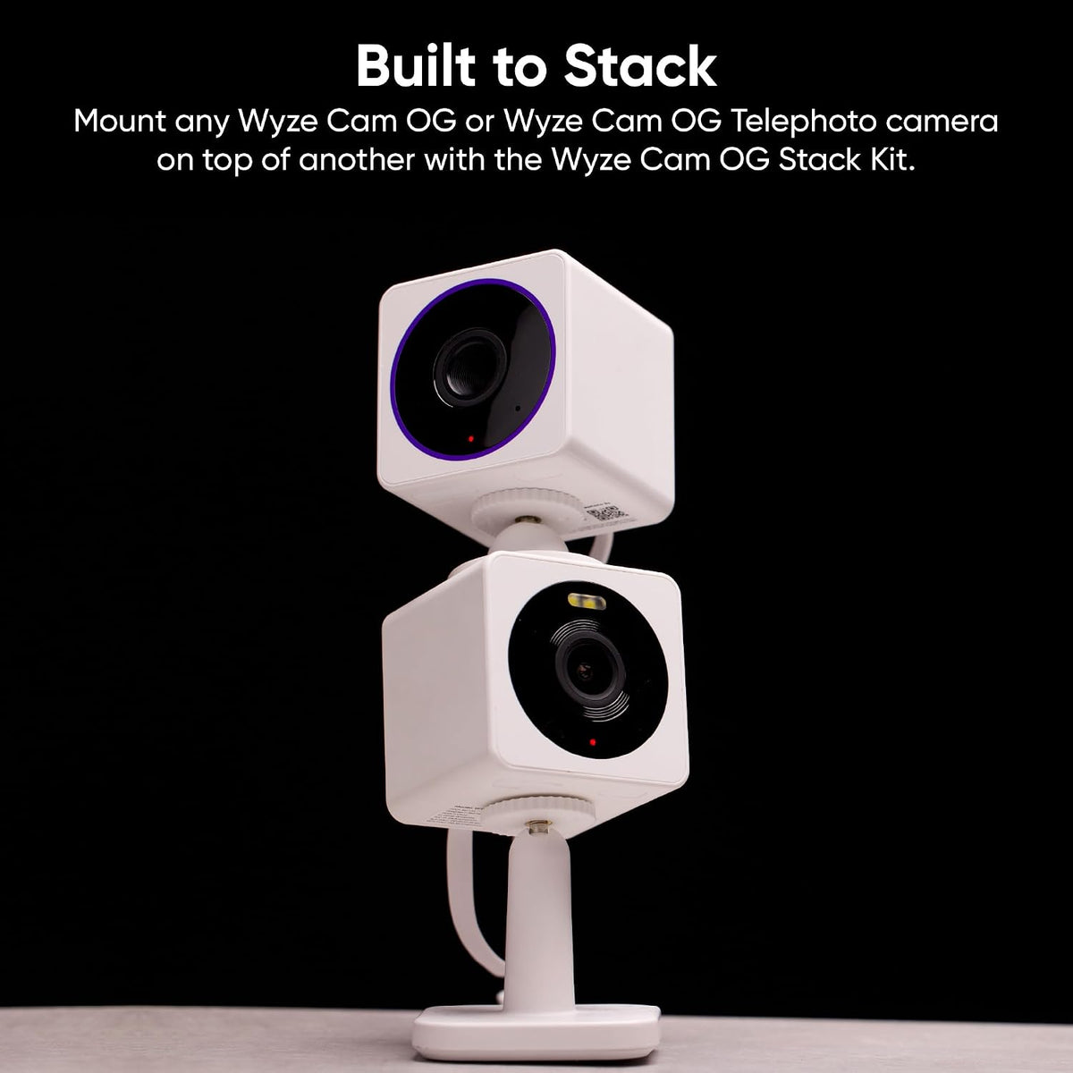 WYZE Cam OG 2-Pack Indoor/Outdoor Security Cameras with Color Night Vision