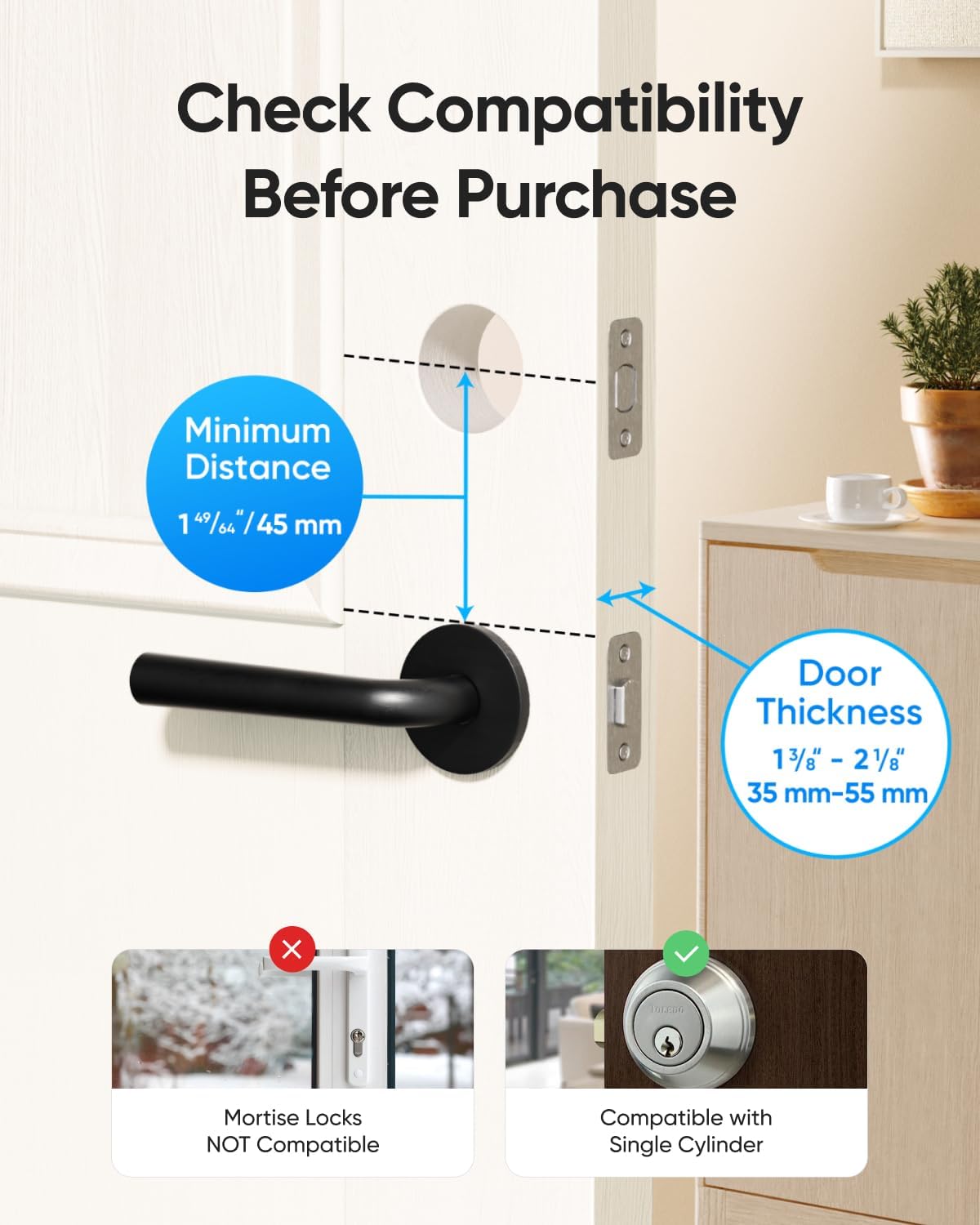 eufy Security Smart Lock C220, Fingerprint Keyless Entry Door Lock