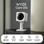 WYZE Cam OG 2-Pack Indoor/Outdoor Security Cameras with Color Night Vision