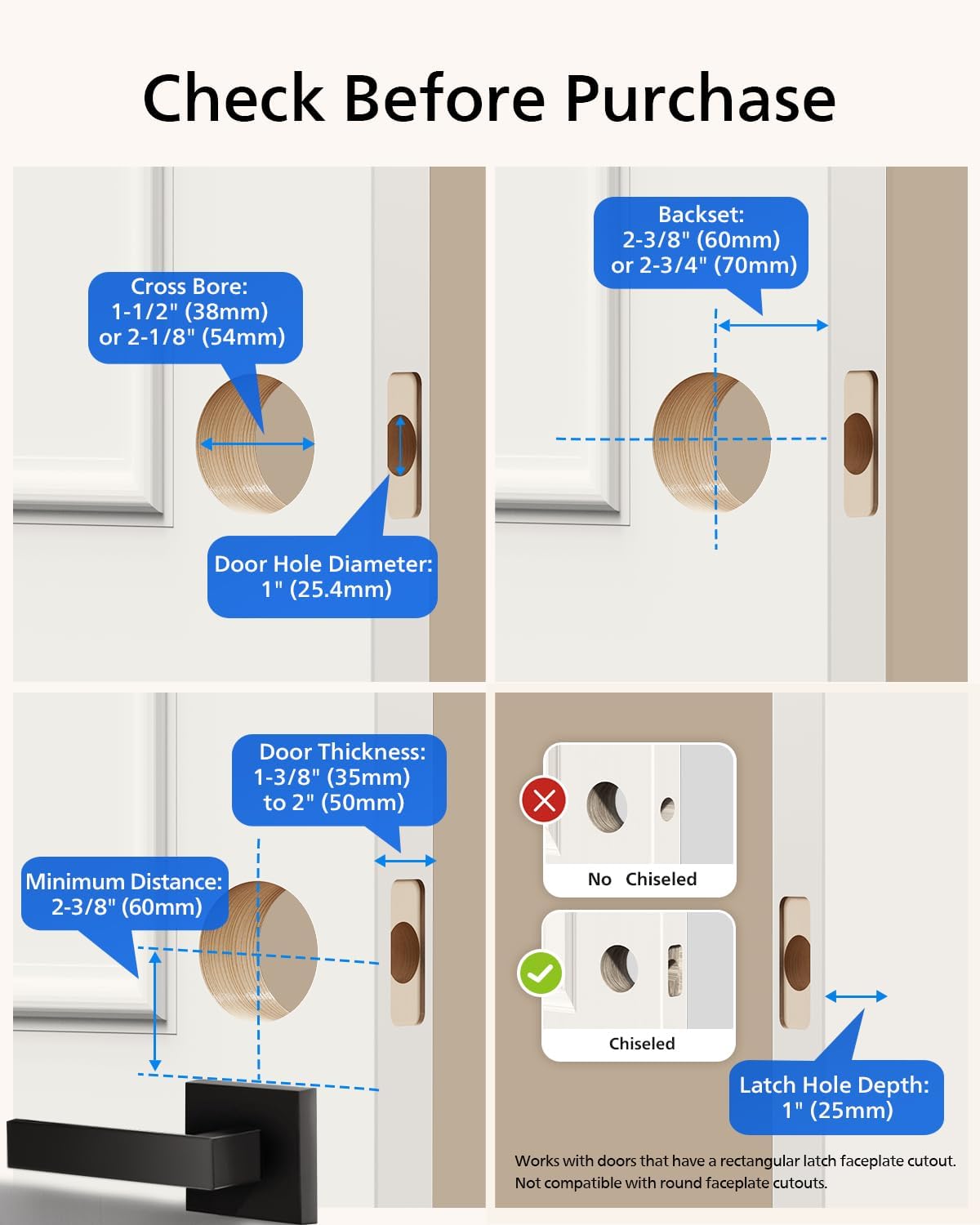 Philips Wi-Fi Smart Deadbolt Lock, Keyless Entry Door Locks for Front Door