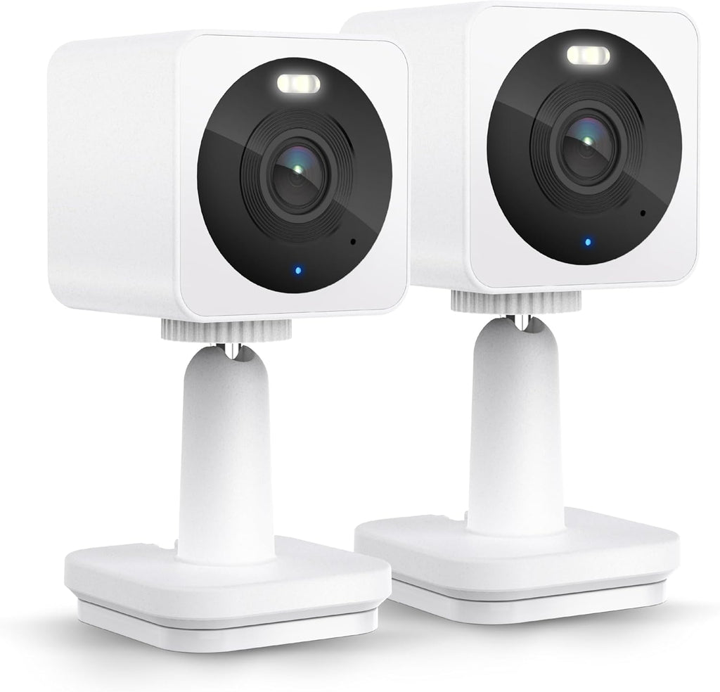 WYZE Cam OG 2-Pack Indoor/Outdoor Security Cameras with Color Night Vision