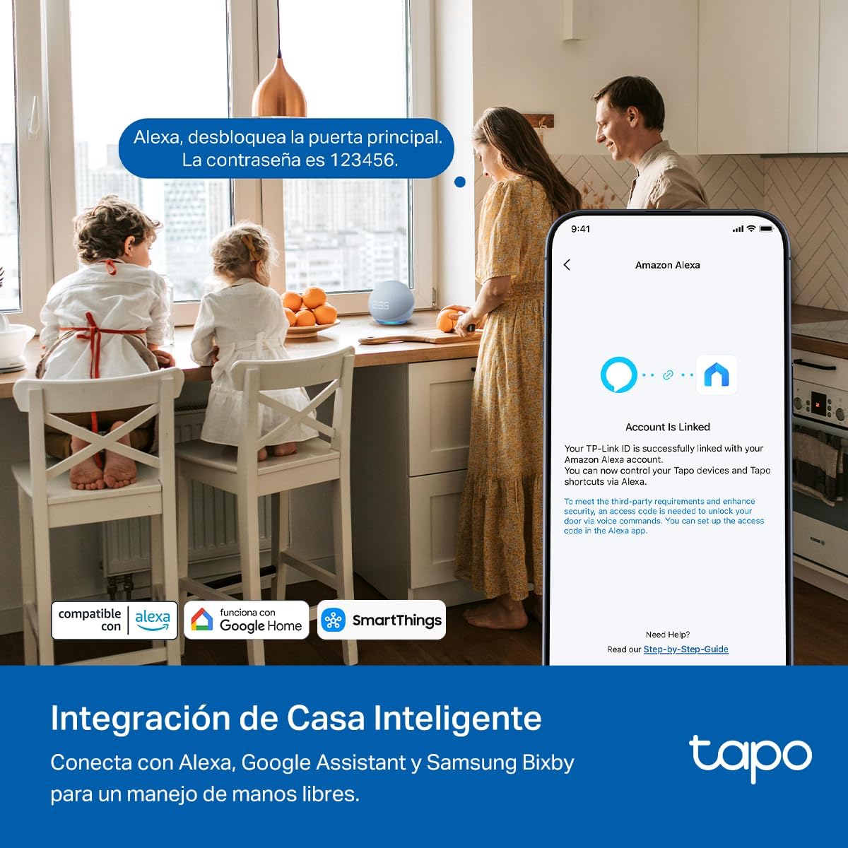 Tapo Smart Wi-Fi Door Lock, Deadbolt, Fingerprint Recognition, DL110