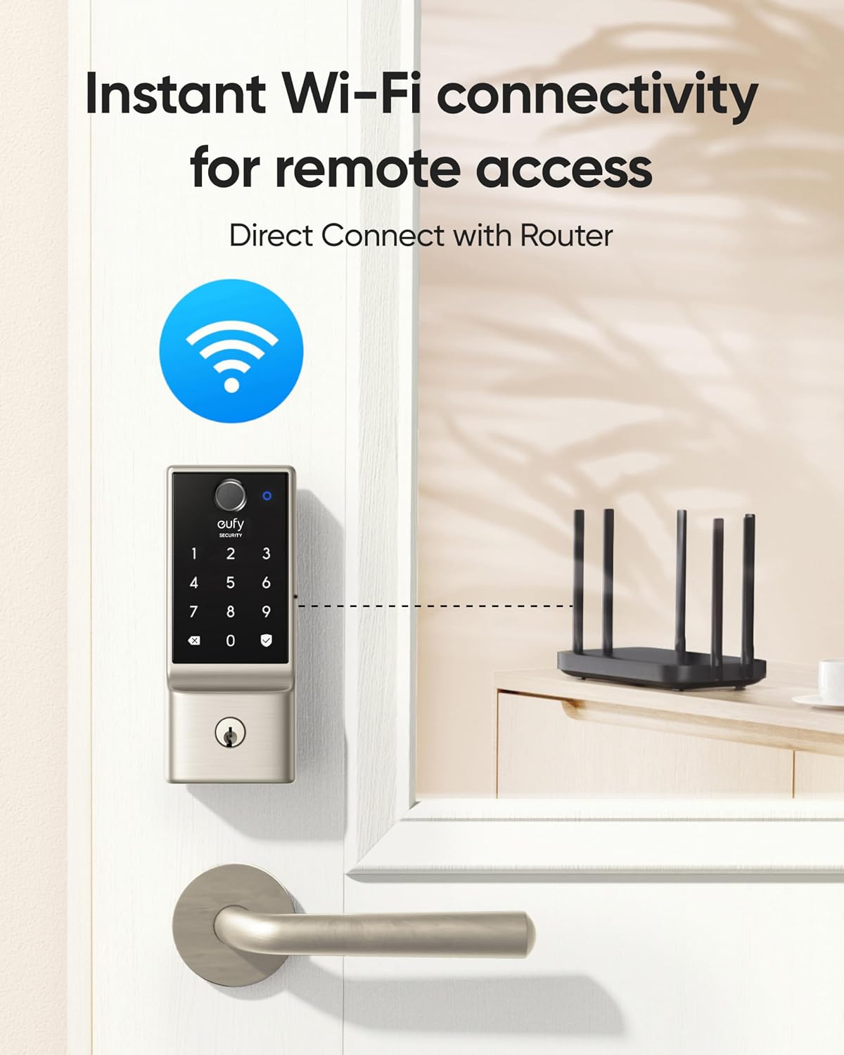 eufy Security Smart Lock C220, Fingerprint Keyless Entry Door Lock