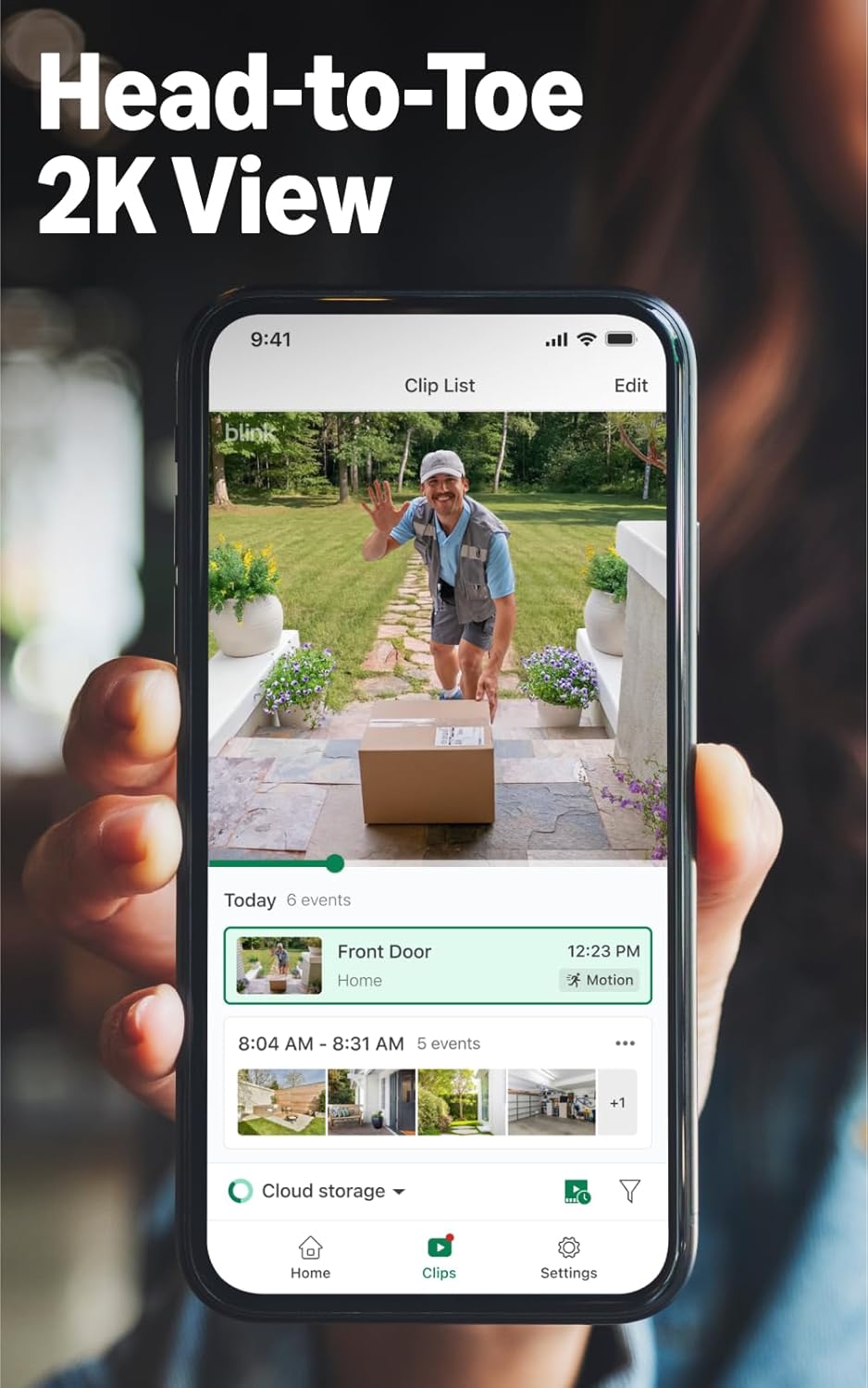 Blink Battery Doorbell 2K+ (newest model) — Wireless video doorbell, 2K resolution, enhanced audio. Required Sync Module not included – Add-On (White)