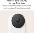 Google Nest Doorbell (Wired, 3rd Gen) - 2K Video, Live View - 2025 - Hazel