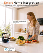 2K Security Cameras 4 Pack, Home Cameras Indoor/Outdoor for Baby/Pet