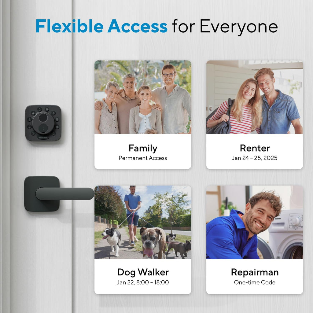 ULTRALOQ Bolt SE Wi-Fi Smart Lock, Matter Over Thread, App Remote Access