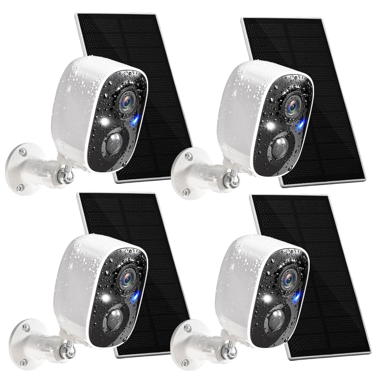 GMK 4 Pack Cameras System, Security Cameras Wireless Outdoor, 2K Video