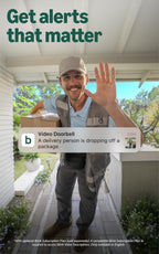 Blink Wired Doorbell 2K+ (all-new) and Blink Chime (newest model) — Head-to-Toe 2K video doorbell, continuous hardwired power, in-home chime, enhanced audio - (Black)
