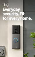 Ring Battery Doorbell 2K (newest model), Retinal 2K with wide-angle video, up to 6x Enhanced Zoom, Two-Way Talk, and Built-In Battery, Speckled White