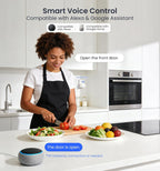 Veise VE017 Fingerprint Smart Door Lock with App Control, Matte Black