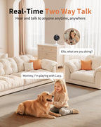 2K Security Cameras 4 Pack, Home Cameras Indoor/Outdoor for Baby/Pet