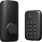 Wyze Auto-Lock Bolt, Fingerprint Keyless Entry Door Smart Bluetooth Deadbolt Replacement, Backlit Keypad, IPX5 Weatherproof, in-App History and Scheduled Access, BHMA, UL 20-Min Fire Rated