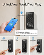 Philips Wi-Fi Smart Deadbolt Lock, Keyless Entry Door Locks for Front Door