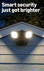 Blink Arc 2K+ Wired Floodlight Camera (newest model) — Wired smart security, 3000 lumens, 2K video, 180° coverage – 2 cameras (Black), 1 mount (Black)