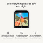 Google Nest Doorbell (Wired, 3rd Gen) - 2K Video, Live View - 2025 - Hazel