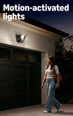 Blink Arc 2K+ Wired Floodlight Camera (newest model) — Wired smart security, 3000 lumens, 2K video, 180° coverage – 2 cameras (Black), 1 mount (Black)