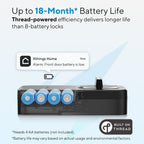 ULTRALOQ Bolt SE Wi-Fi Smart Lock, Matter Over Thread, App Remote Access