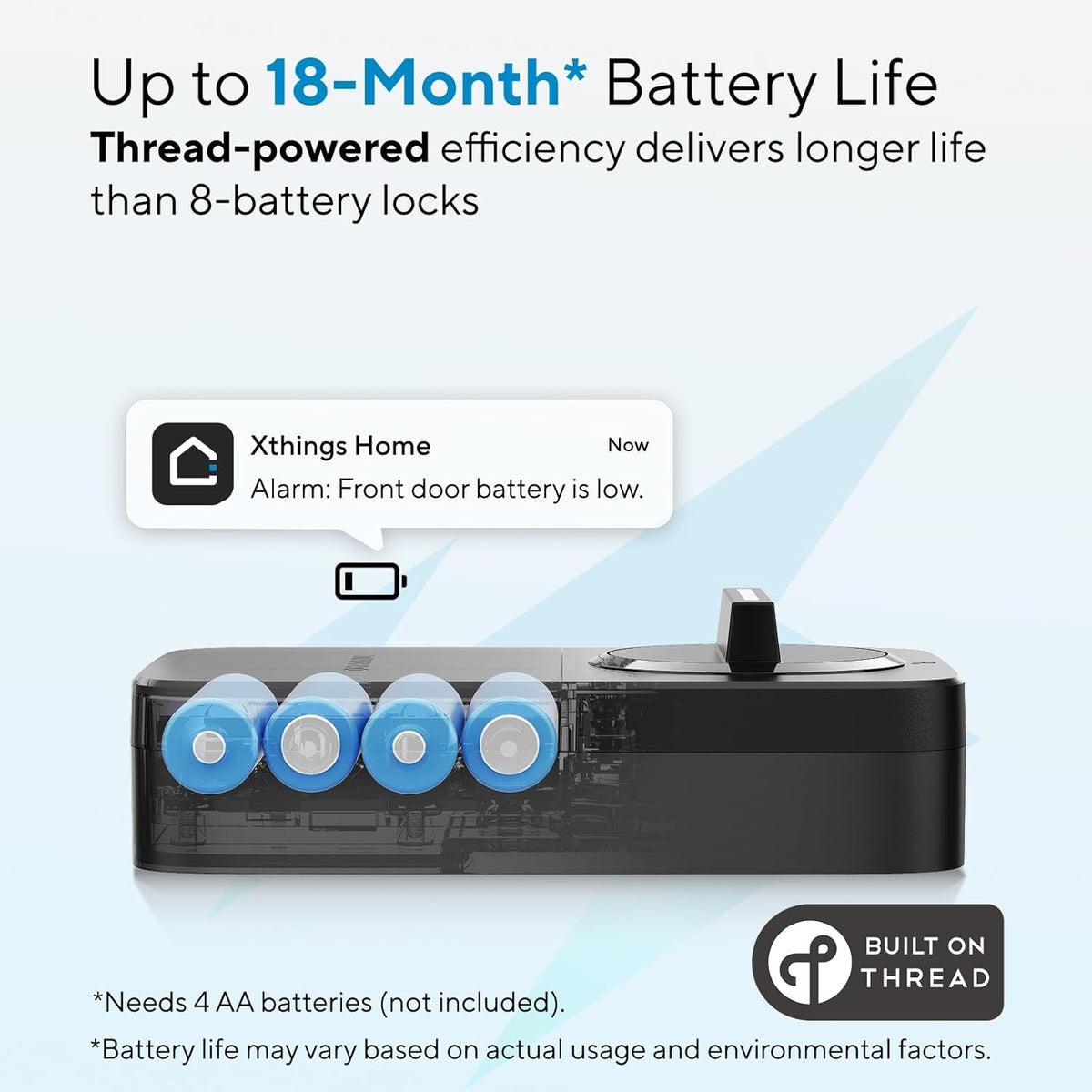 ULTRALOQ Bolt SE Wi-Fi Smart Lock, Matter Over Thread, App Remote Access