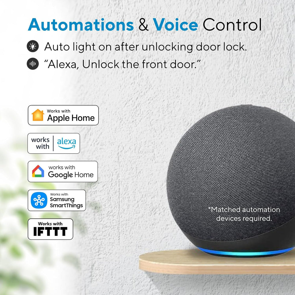 ULTRALOQ Bolt SE Wi-Fi Smart Lock, Matter Over Thread, App Remote Access