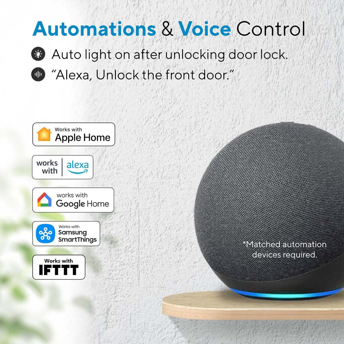 ULTRALOQ Bolt SE Wi-Fi Smart Lock, Matter Over Thread, App Remote Access