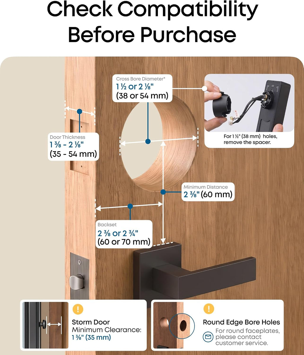 eufy Security Smart Lock C220, Fingerprint Keyless Entry Door Lock