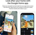 Google Nest Doorbell (Wired, 3rd Gen) - 2K Video, Live View - 2025 - Hazel