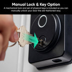 Wyze Auto-Lock Bolt v2, Fingerprint Keyless Entry Smart Lock, AI Learning Scanner with Wi-Fi Front Door Lock Deadbolt, Auto-Lock, 8 Months Battery, BHMA2, IP53, Anti-Peep Keypad, Backup Keys